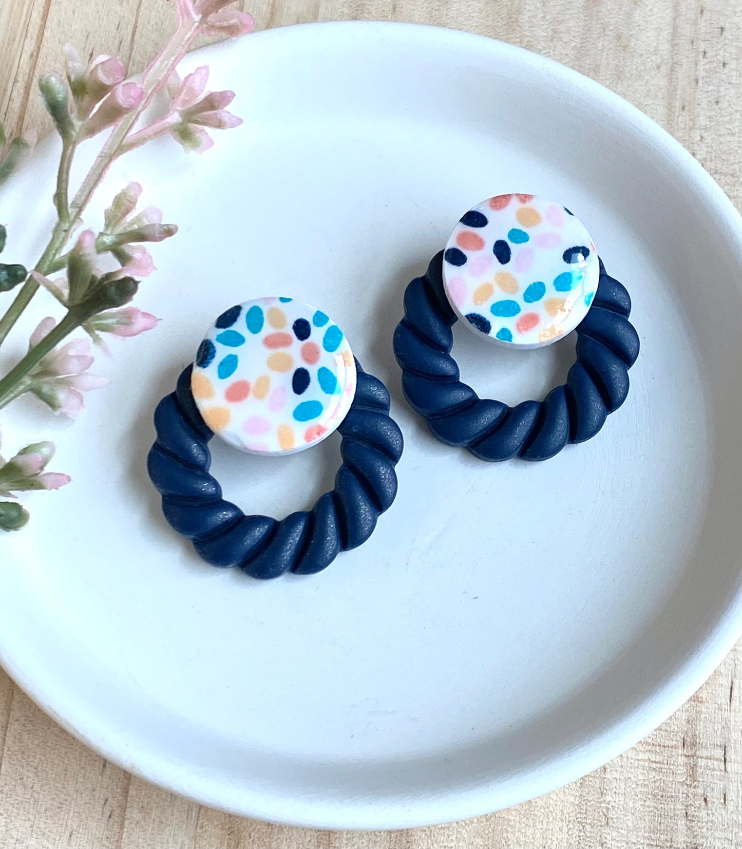 Mosaic Twist Stud