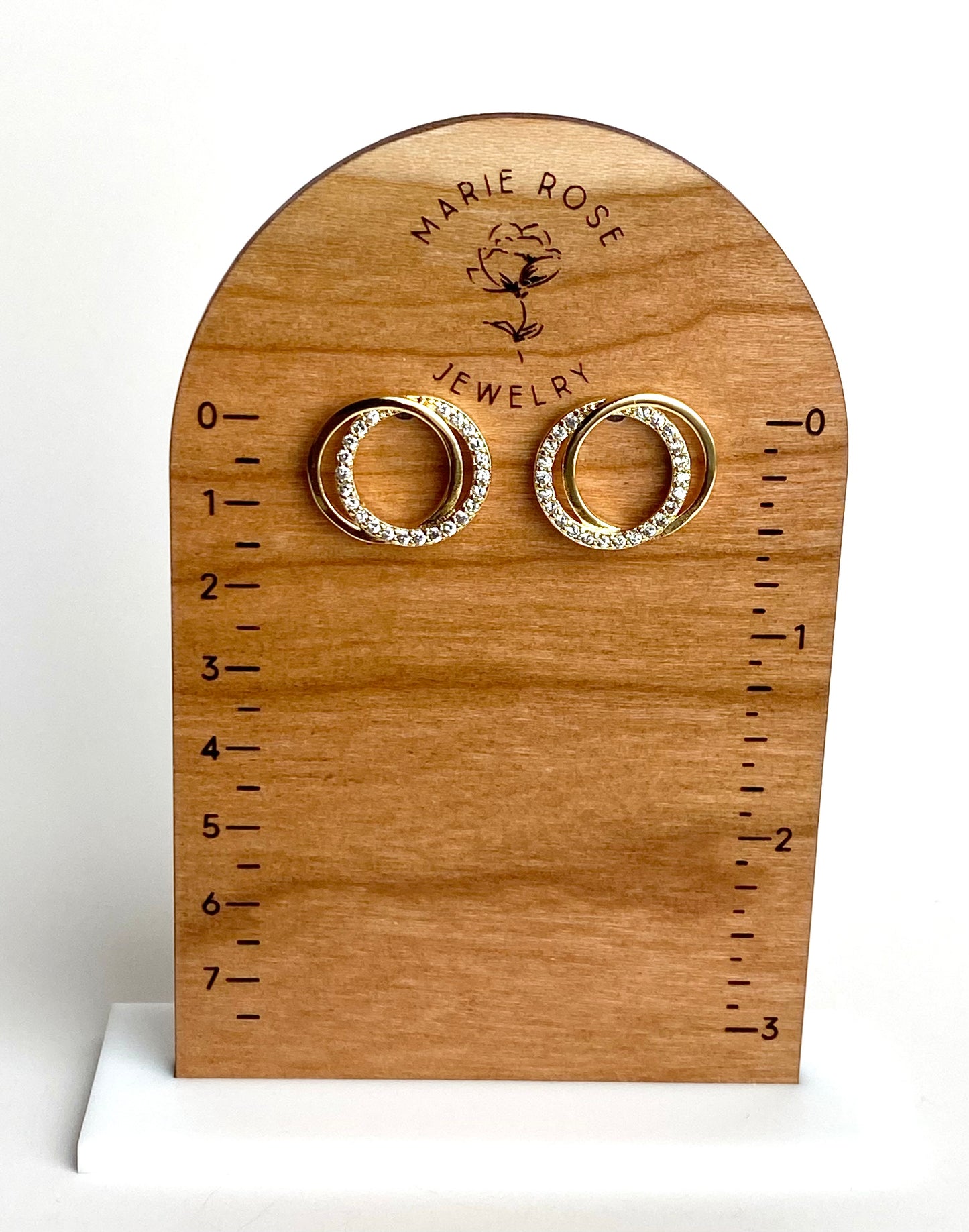 Double Circle Studs