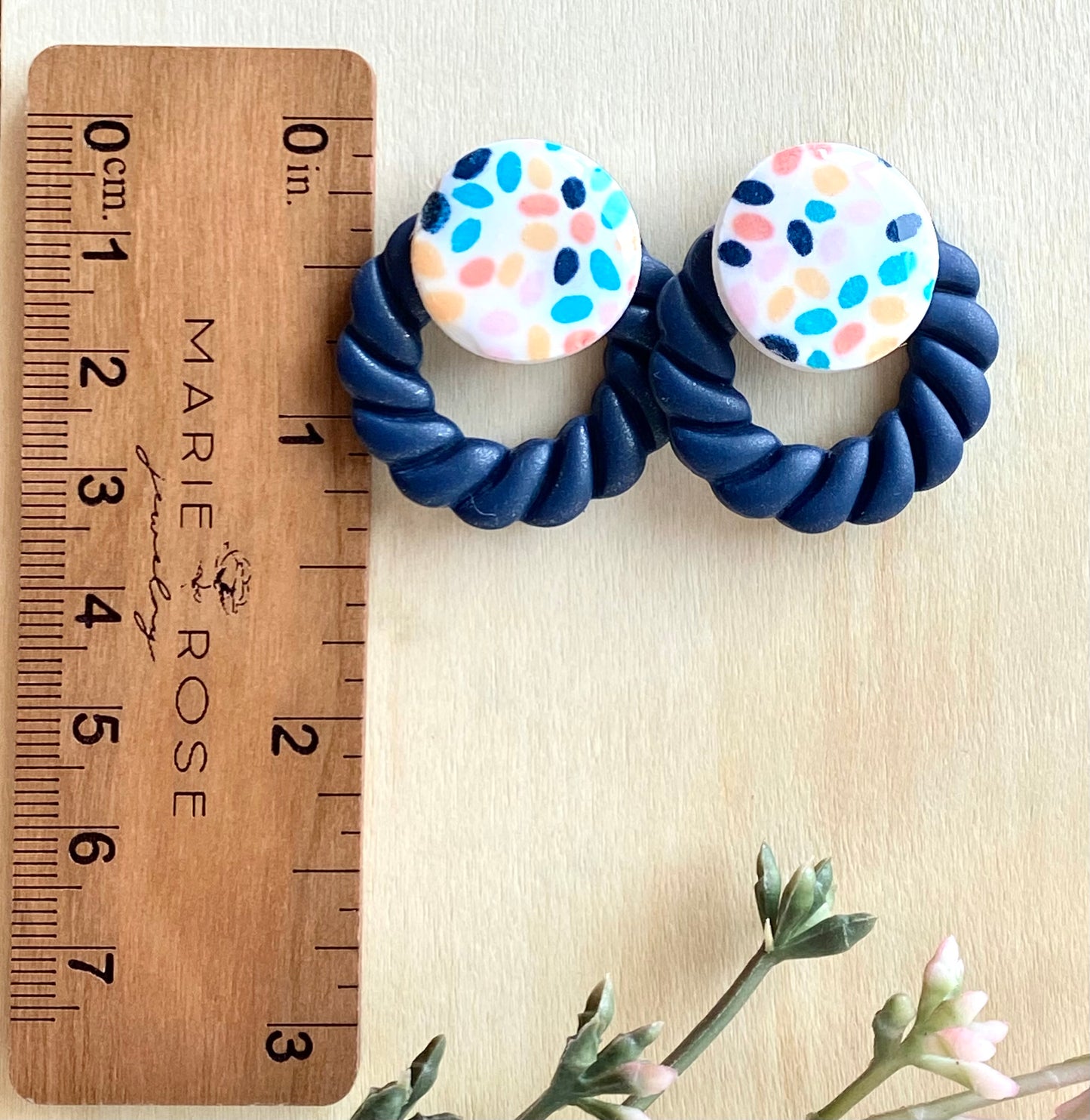 Mosaic Twist Stud