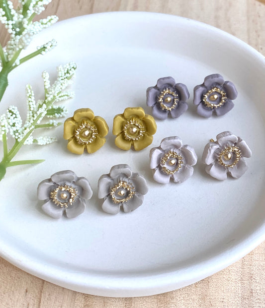 Wildflower Studs - Multiple Colors Available