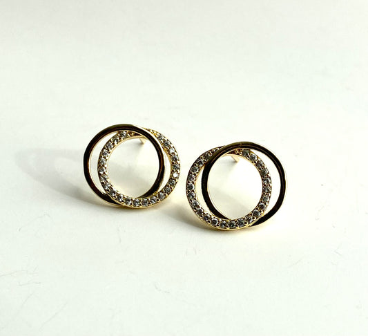 Double Circle Studs