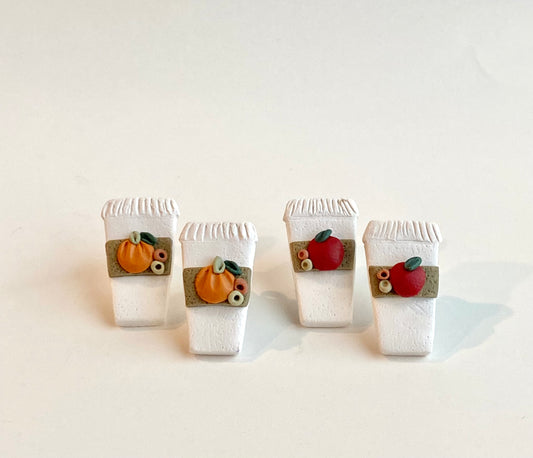 Coffee Cup Studs