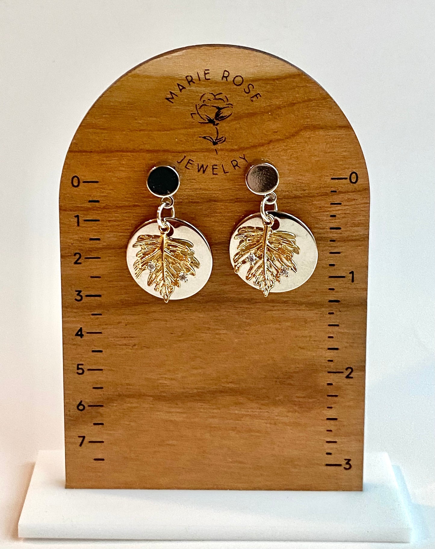 Maple Leaf Circle Dangles